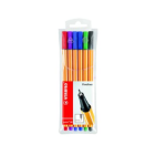 Stabilo Point 88 Fineliner: Assorted Wallet 6S
