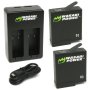 Wasabi Power Battery Plus Dual Charger For Gopro Hero 5 Black - 2 Pack
