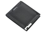 Men's Troy Pu Bi Fold Wallet Black