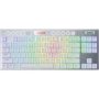 Redragon K621 Horus 87-KEY Super Slim Rgb Wireless Mechanical Gaming Keyboard White