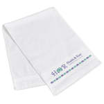 Eva & Elm Aldrin Sports & Hand Sublimation Towel - Solid White
