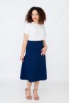 Sally Midaxi Skirt Navy
