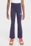 Nike G Nsw Clssc Hr Flare Tght Lbr - Dark Raisin/white