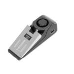 Portable Door Stop Wedge Security Alarm- Black