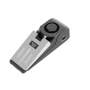 Portable Door Stop Wedge Security Alarm- Black