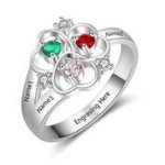 CRI103643 - Personalized 925 Sterling Silver Cz Ring