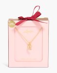 Goldair Gold Plated Cubic Zirconia Moon & Star Pendant Necklace