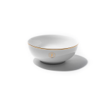 - Gold Rimmed Cereal Bowl