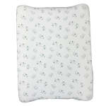 Moegs & Me 2 In 1 Moses Basket Fitted Sheet Changing Mat Cover - Eucalyptus - One Size