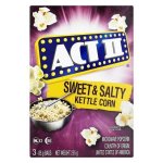 Act II Sweet & Salty Popcorn 3 X 85G