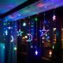 Zs - Curtain Light Moon & Star Connectable