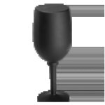 3 Piece Cup Shaped Wine Set