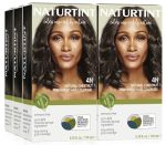 Naturtint 4N Natural Chestnut Permanent Hair Color Pack Of 6 Ammonia Free Vegan Cruelty Free Up To 100% Gray Coverage Long Lasti