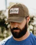 Rust Cotton With Dtf Badge Cap