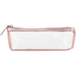 Clicks Pvc Cosmetic Purse With Rose Gold Trim