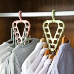 1PC Home Commercial Multi-functional V-hole Rotatable Storage Hook Coat Rack 15.5CM 7.5CM