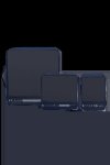 Samsonite Pack-sized Set Of 3 Packing Cubes Navy - Ys Travel Bags