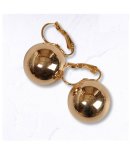 Ball Loop Earrings - Gold Free