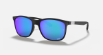 - RB4330CH - Matte Black blue Polarized Chromance - 56