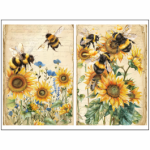 Tear Resistant Deco Print Bees Garden