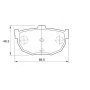 Kbc Brake Pads Rear For Hyundai Nissan - Spares Direct