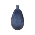 Steel Blue Glass Vase
