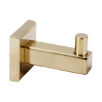 B Series - Brushed Gold Sq Robe Hook