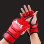 2PCS Boxing Gloves Half-fingered Sanda Training Ufc Muay Thai Fighting Sandbag Gloves Boxing Gloves