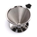 Coffee Accessories Stainless Steel Reusable Coffee Filter 143MMX100MMX90MM