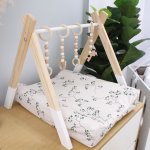 Changing Mat Cover Soft Beige Branches And Leaves