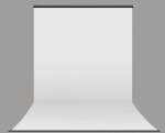 3X6M Pvc Vinyl Studio Backdrop White With Black Backing