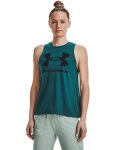 Women's Ua Sportstyle Graphic Tank - Tourmaline Teal Md