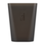 Black Plastic Waste Bin 12L
