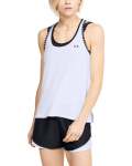 Women's Ua Knockout Tank - White XS