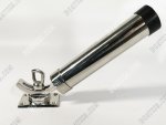 Rod Holder Ss Stamped Triangle