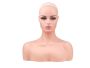 Pvc Professional Mannequin Head With Shoulders + Table Clamp