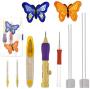 8PCS Punch Needle Tool Magic Diy Embroidery Pen Set Punch Needle Embroidery Kit Sewing Tool Kit Punch Needle Sets
