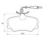 Peugeot Kbc Brake Pads Front For - Spares Direct