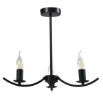 Black Metal Resin And Wrought Iron Chandeliers – CH395 3