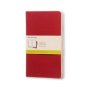 Moleskine Plain Cahier Journal Pack 70GSM 13X21CM 40 Sheets Pack Of 3 Cranberry Red