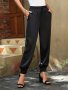 Slant Pocket Drawstring Joggers Casual Loose Sporty Pants For Spring & Summer Women's Clothing
