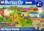 48 Piece A4 Wooden Puzzle Transport