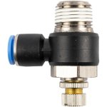AirCraft Flow Control Swivel Elbow Pu 10MM X 1 2" M