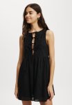 Cotton On Casey Cutwork MINI Dress - Black