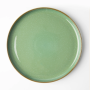 Omada - Flat Stackable Dinner Plate Green