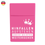 Cigarette Box Cover Hinfallen. Aufstehen. Krone Richten Weitergehen