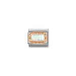 Composable Classic Link White Opal In Rose Gold