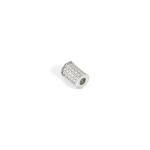 Seimia Spacer Tube With White Cubic Zirconia