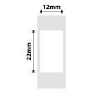 NB101 - - D11 D101 D110 H1S - 12X22MM - 250 White Labels