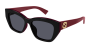 Gucci Sunglasses Womens In Black Red Grey GG1844SA-004 - Grey